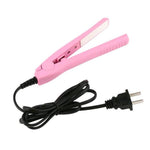 Portable Hair Perming Hair Styling Mini Electric Splint  Appliance Hair Crimper  Flat Iron Ceramic Hair Curler & Straightener