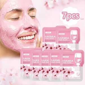 Sakura Mud Facial Mask Shrink Pores Cleansing Whitening  Skin Care