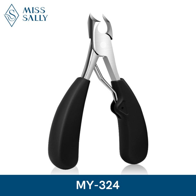 Miss Sally Thick Nail Clippers Ingrown Toenail Nipper Pedicure Cutter  Onychomycosis Trimmer Professional Plier Manicure Tool