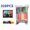 328 pcs/Set Heat Shrink Tube Kit Assorted Shrink Wrapping Sleeves Tubing Wire Cable Protector Heat-shrinkable Sheath 8 Sizes