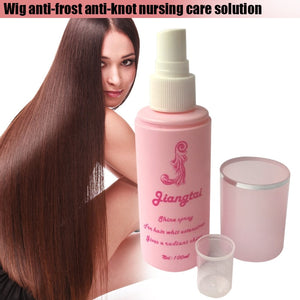 Wig Care Solution Spray Hair Protection for Synthetic Hair Wig Conditioner Anti-frizz Smooth Detanglers Oil Hair Care Hot Mdf