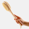 Wood  Body Brush Massager Bath Shower  Double-sided