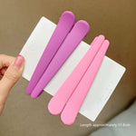 Professional Hairdressing Candy Colors Plastic Hairpins Hair Clips