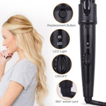 3 In 1 Hair Curlers Care Styling Curling Wand Interchangeable 3 Parts