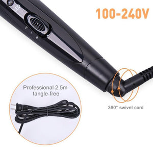 3 In 1 Hair Curlers Care Styling Curling Wand Interchangeable 3 Parts