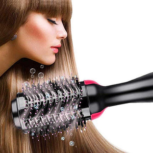 Hot Air Comb Hair Dryer Straightener Brush And  Hair Curler