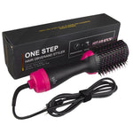 Hot Air Comb Hair Dryer Straightener Brush And  Hair Curler