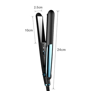 2 IN 1 Hair Straightener Curling Ceramic Crimper