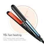 2 IN 1 Hair Straightener Curling Ceramic Crimper