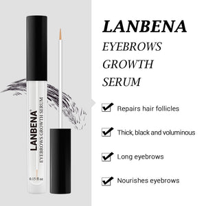 LANBENA Eyebrow Growth Serum  Nourishes Eyebrow Enhancer Eyelash