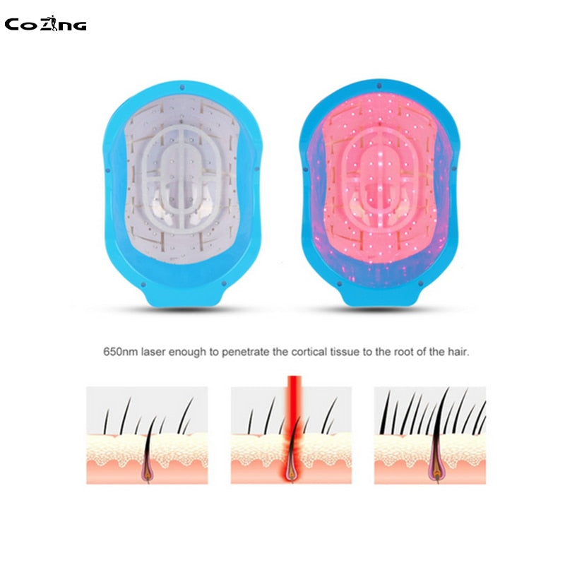 Laser Treatment Cap Stop Hair Loss For Thinning Hair Of Men