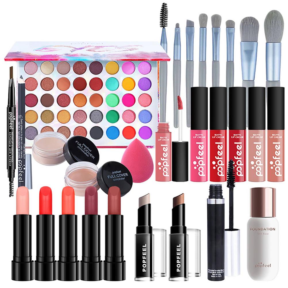 All in One Makeup Set Starter Cosmetic Palette Bundle Gift Kit