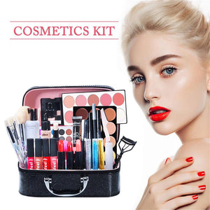 Makeup Set Beginner Complete  Full Cosmetic Kit Eyeshadow  Lipstick