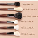 Makeup Brush Set Natural  Cosmetic Tools Brushes Kit for Make Up