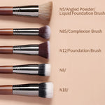 Makeup Brush Set Natural  Cosmetic Tools Brushes Kit for Make Up