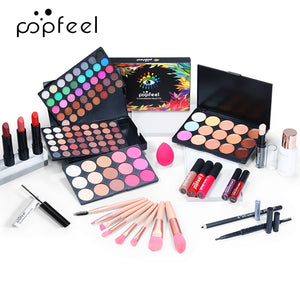 POPFEEL  Makeup Gift Set For Women Full Kit Cosmetic Starter Bundle