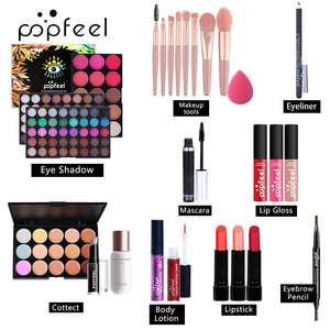 POPFEEL  Makeup Gift Set For Women Full Kit Cosmetic Starter Bundle