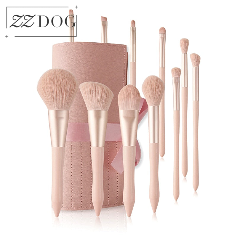 ZZDOG Makeup Brushes Set  Blush Eye Shadow Blending Highlight Cosmetics