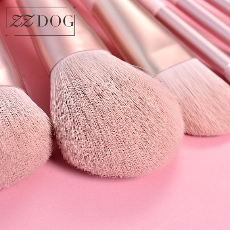 ZZDOG Makeup Brushes Set  Blush Eye Shadow Blending Highlight Cosmetics