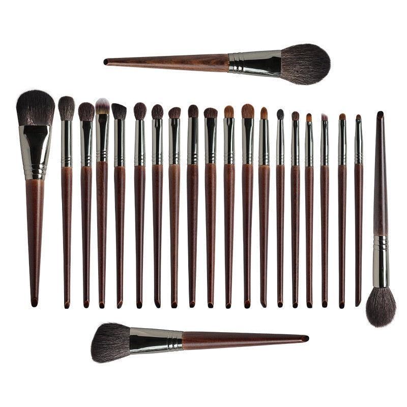 Animal Hair Makeup Brushes Set Complete Kit Cosmetics Eye Concealer