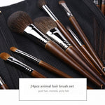 Animal Hair Makeup Brushes Set Complete Kit Cosmetics Eye Concealer