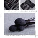 Luxury Hair Makeup Brushes Set Complete Kit Cosmetics Eye Concealer