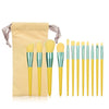 ZNYBEAUTY  Yellow Makeup Brush Set With Bag  Cosmetic Tool