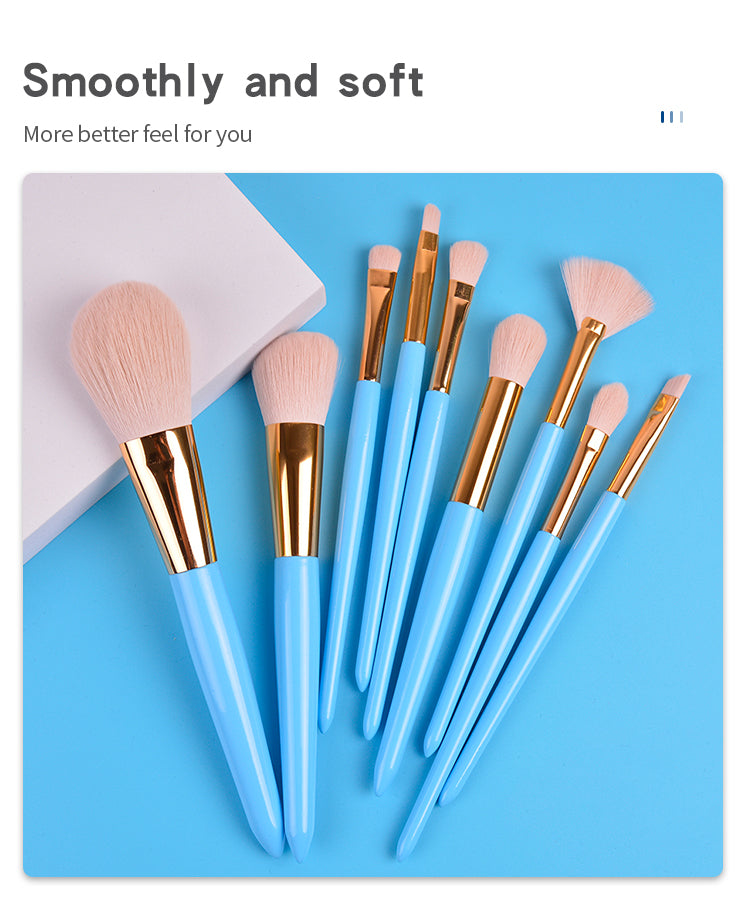 Makeup Brushes Set Cosmetic Powder Eye Shadow Soft Hair