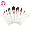 Makeup Brushes Set White ABS Handle  Professional  Kits