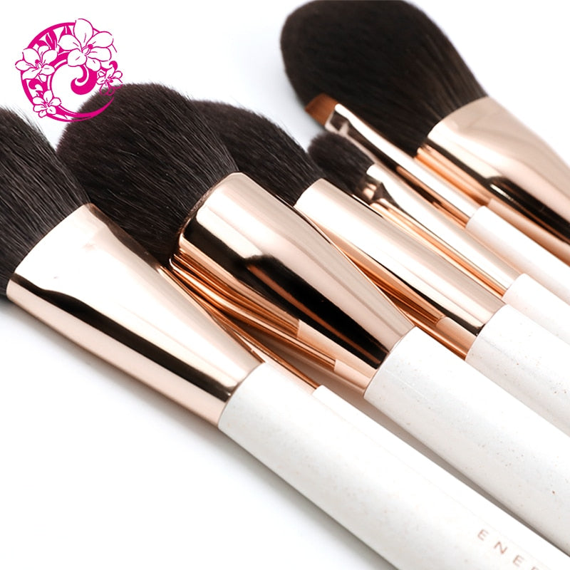 Makeup Brushes Set White ABS Handle  Professional  Kits