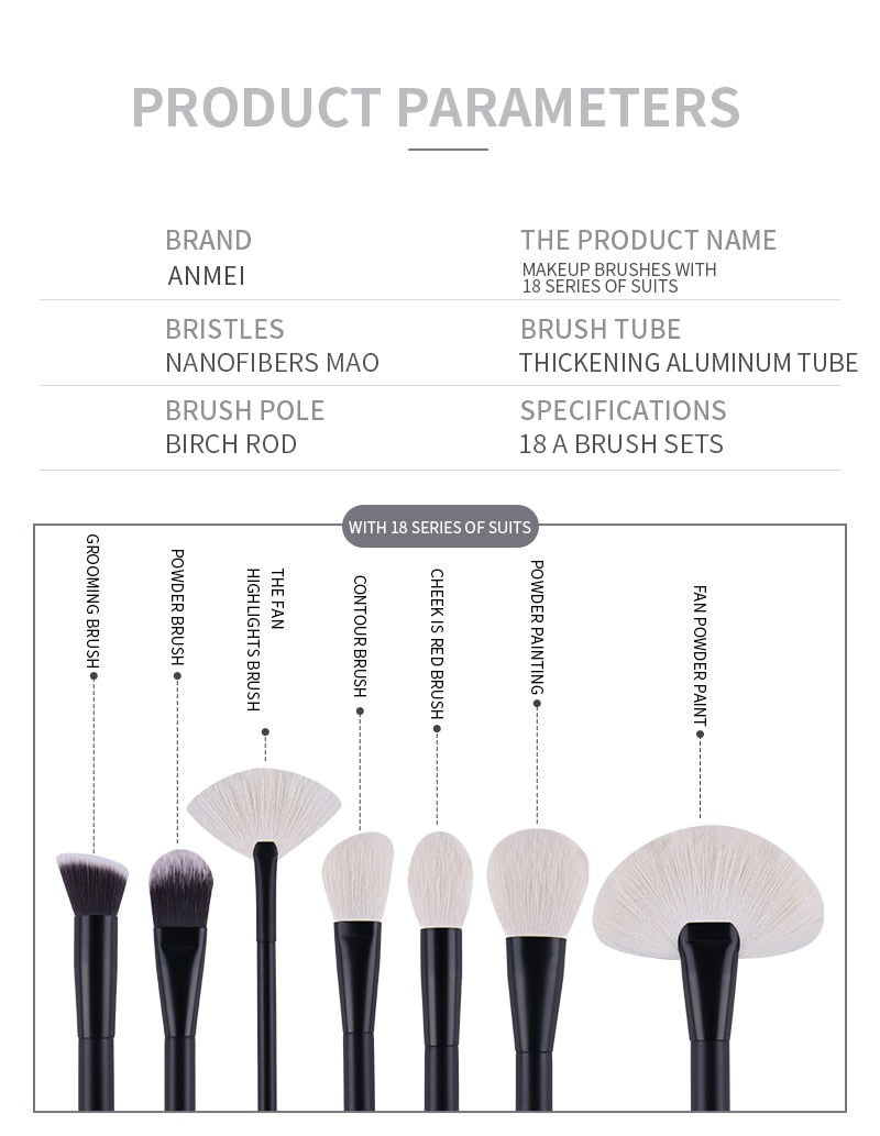 Makeup Brushes Set Kit Super Soft  Hair  Eyeshadow Make Up