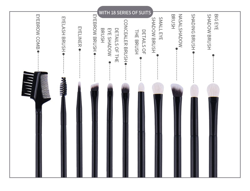 Makeup Brushes Set Kit Super Soft  Hair  Eyeshadow Make Up