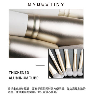 MyDestiny Makeup Brush White Synthetic Hair Cosmetic