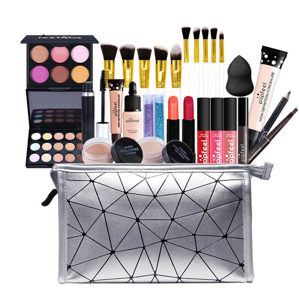 Professional Cosmetic Kit Makeup Set for Beginners Girls