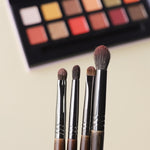 Make Up Eye Natural Hair Brushes Set Kit Cosmetic  Beauty Eyeliner Brow