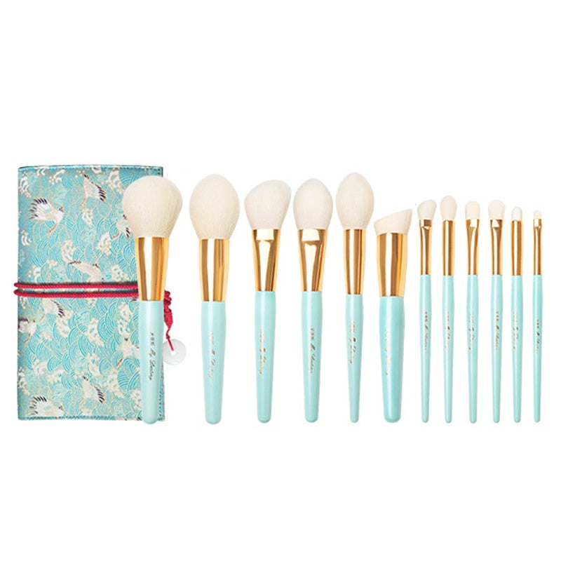 Makeup Brush Set Full Set of Animal Hair Real Wool Beginner