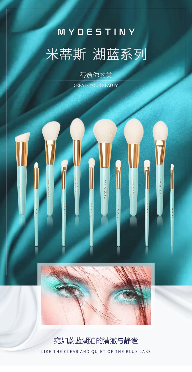 Makeup Brush Set Full Set of Animal Hair Real Wool Beginner