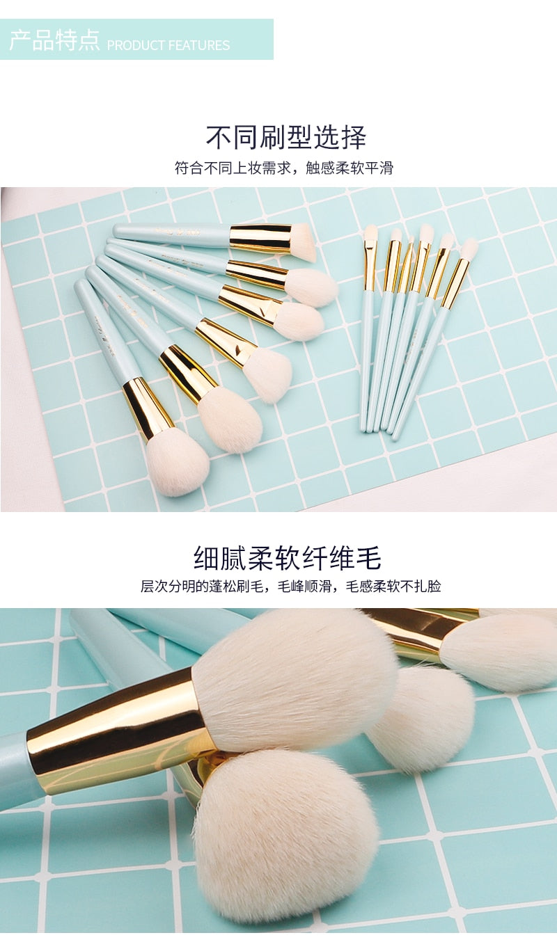 Makeup Brush Set Full Set of Animal Hair Real Wool Beginner