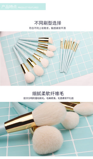 Makeup Brush Set Full Set of Animal Hair Real Wool Beginner