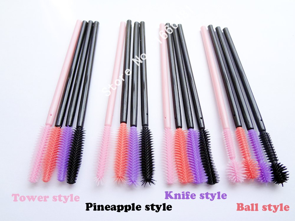 Silicone Mascara Brushes Eyelash Extension  Makeup