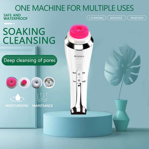 Electric Facial Cleansing Brushes  Automatic Rotating Skin Care