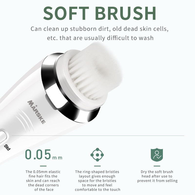 Electric Facial Cleansing Brushes  Automatic Rotating Skin Care