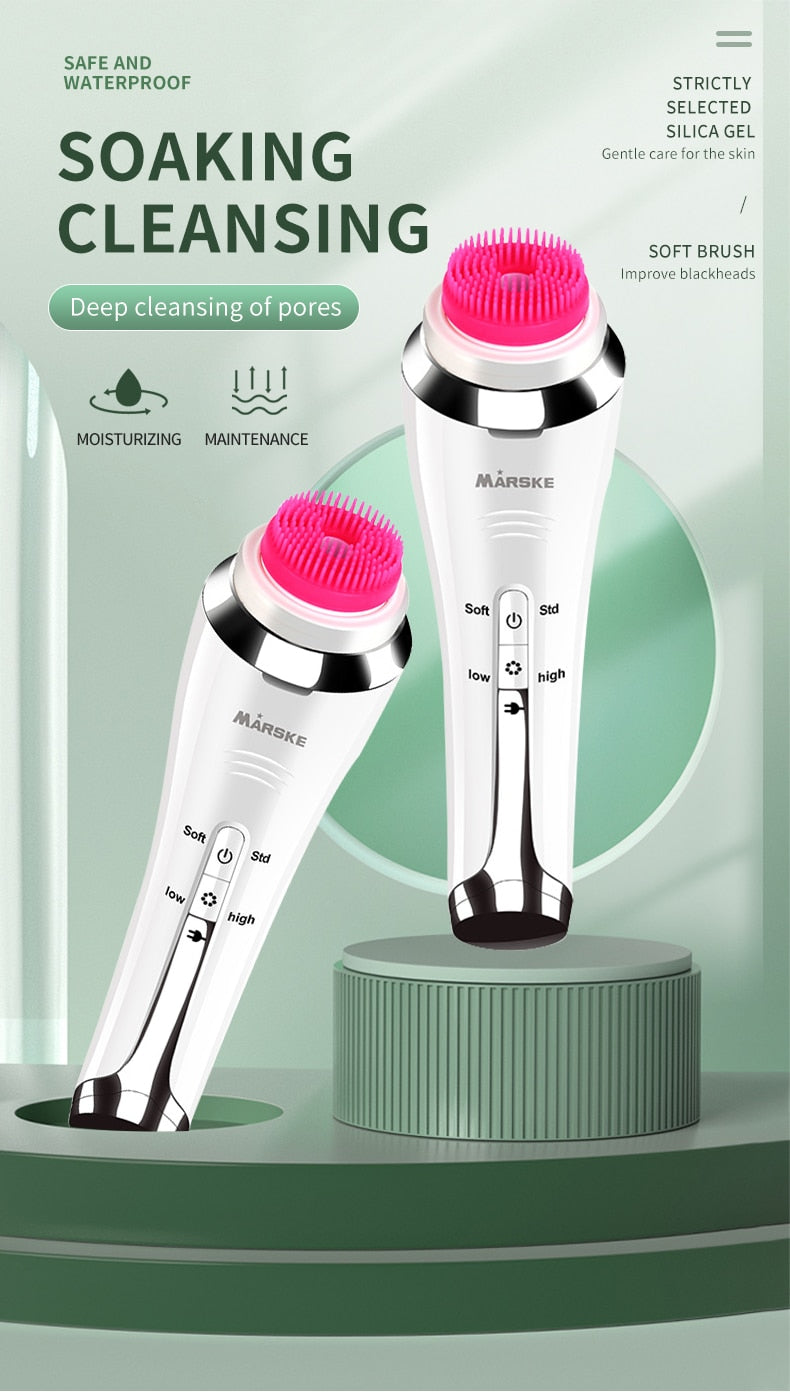 Electric Facial Cleansing Brushes  Automatic Rotating Skin Care