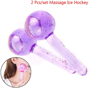 Beauty Crystal Ball Facial Cooling Ice Globes Eye Massage Skin Care