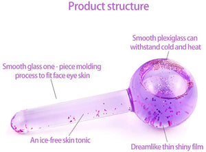 Beauty Crystal Ball Facial Cooling Ice Globes Eye Massage Skin Care