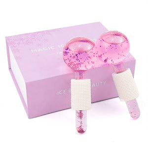 Beauty Crystal Ball Facial Cooling Ice Globes Eye Massage Skin Care