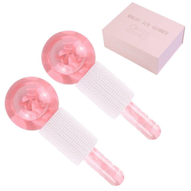 Beauty Crystal Ball Facial Cooling Ice Globes Eye Massage Skin Care