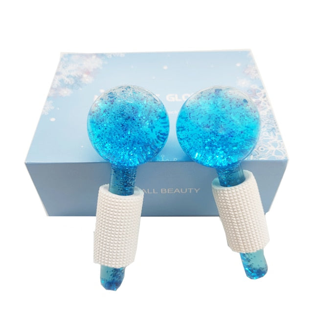 Beauty Crystal Ball Facial Cooling Ice Globes Eye Massage Skin Care