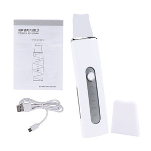 Ultrasonic Facial Skin Scrubber Acne Blackhead Remover Skin Care