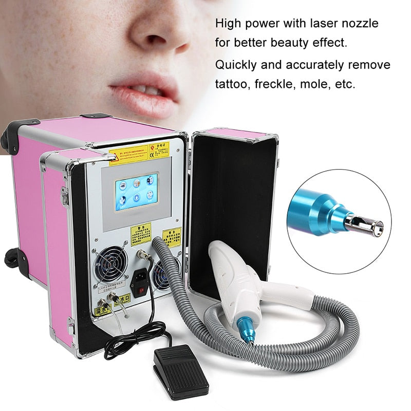 Laser Beauty Machine Skin Care Tattoo Removal Eyebrow Pigment Removal